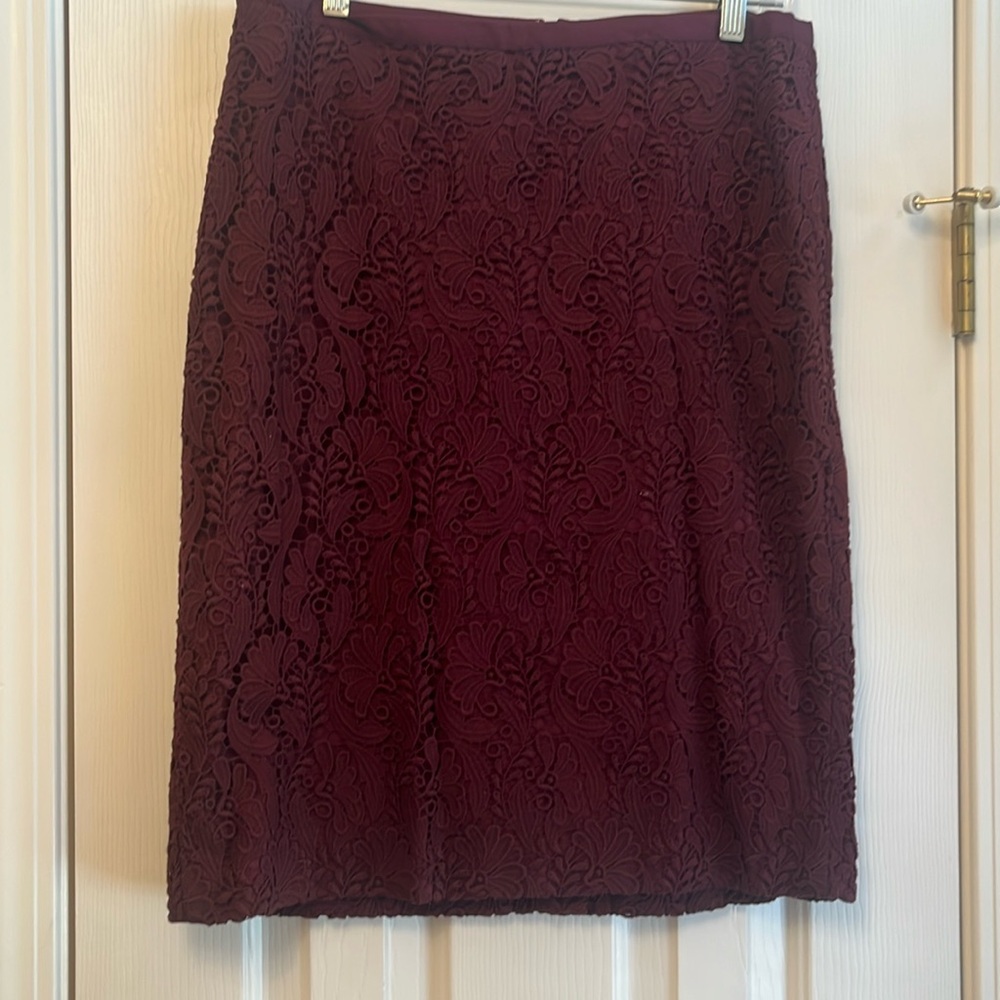 TALBOTS Lace Skirt